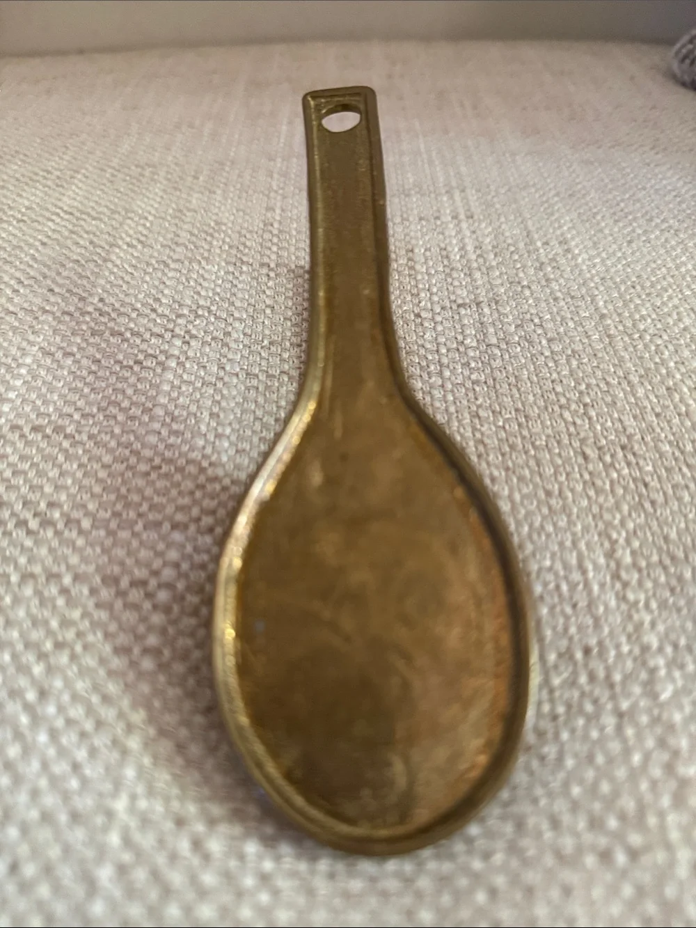 Vintage Tennis Racket Brass Paper Clip